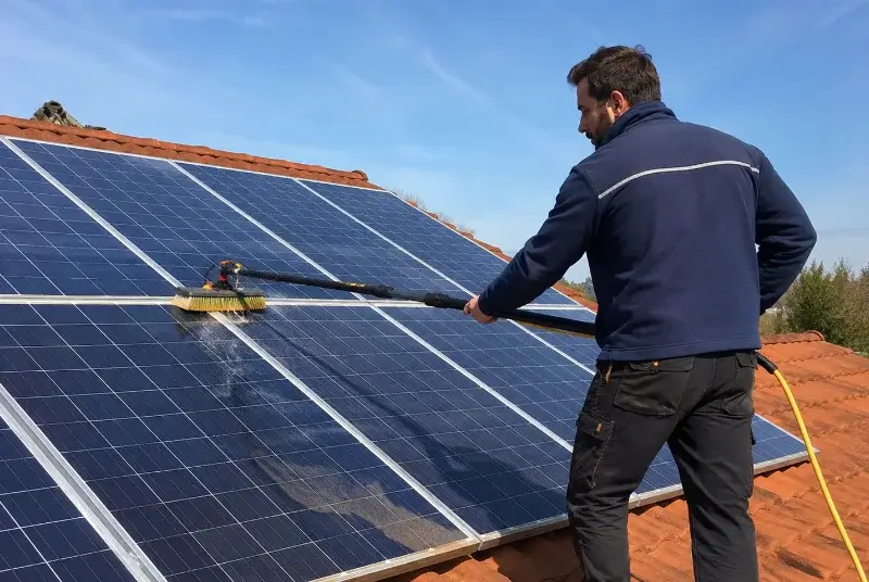 Nettoyage et entretien de panneaux solaires à Vérac