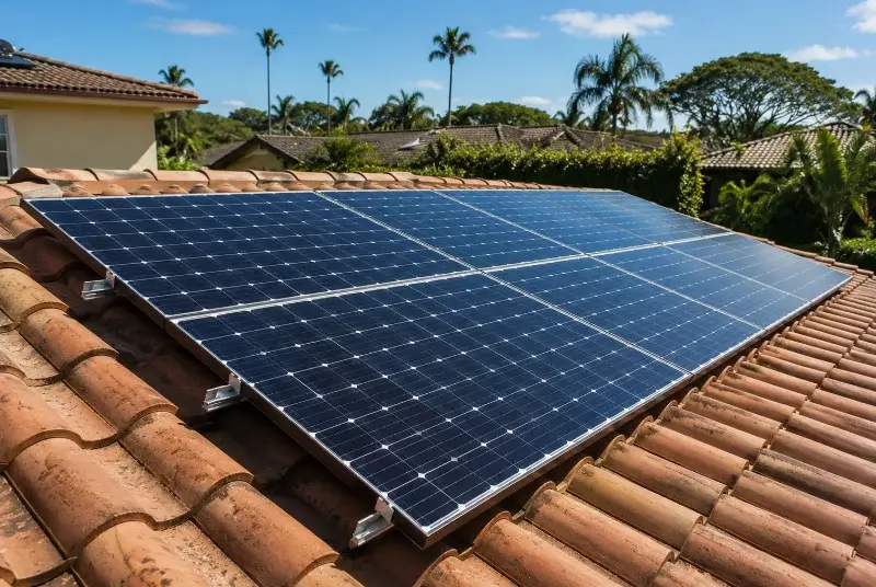 Installation de panneaux solaires à Vérac